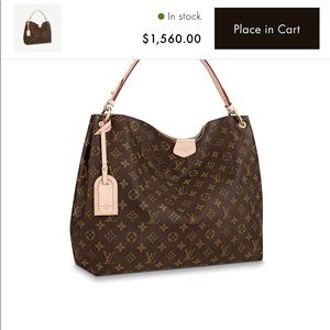 Authentic Louis Vuitton Graceful MM Handbag